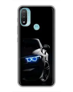 Чохол для Motorola MOTO E40 з картинкою «BMW — нічний погляд» Чохол для Motorola MOTO E40 з картинкою «BMW — нічний погляд»