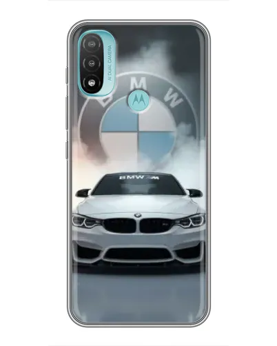 Чехол для Motorola MOTO E40 с картинкой «BMW в белом дыму» Чехол для Motorola MOTO E40 с картинкой «BMW в белом дыму»