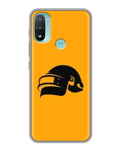 Чехол для Motorola MOTO E40 с картинкой «PUBG — золотой шлем» Чехол для Motorola MOTO E40 с картинкой «PUBG — золотой шлем»