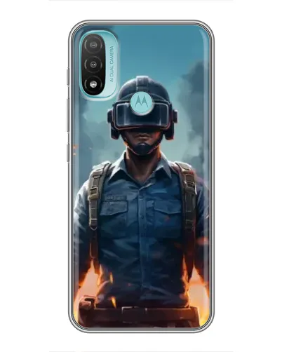 Чехол для Motorola MOTO E40 с картинкой «PUBG — реалистичный герой» Чехол для Motorola MOTO E40 с картинкой «PUBG — реалистичный герой»
