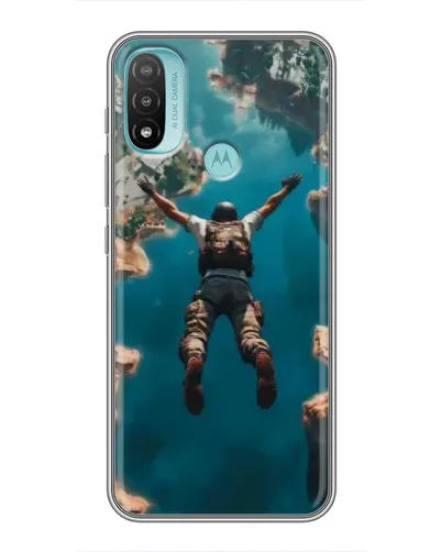 Чехол для Motorola MOTO E40 с картинкой «PUBG — свободное падение» Чехол для Motorola MOTO E40 с картинкой «PUBG — свободное падение»