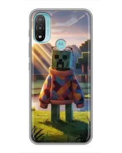 Чохол для Motorola MOTO E40 з картинкою «Кріпер у светрі»