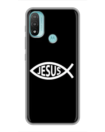 Чехол для Motorola MOTO E40 с картинкой «Классический Jesus»