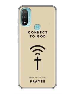 Чехол для Motorola MOTO E40 с картинкой «Молитва Connect» Чехол для Motorola MOTO E40 с картинкой «Молитва Connect»