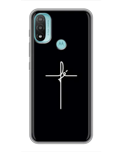 Чехол для Motorola MOTO E40 с картинкой «Тонкий крест» Чехол для Motorola MOTO E40 с картинкой «Тонкий крест»