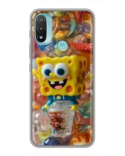 Чехол для Motorola MOTO E40 с картинкой «Сокровища океана»