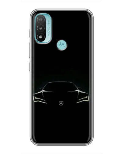 Чехол для Motorola MOTO E40 с картинкой «Mercedes — силуэт авто» Чехол для Motorola MOTO E40 с картинкой «Mercedes — силуэт авто»