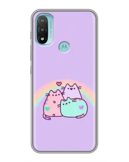 Чехол для Motorola MOTO E40 с картинкой «Радужные Пушины» Чехол для Motorola MOTO E40 с картинкой «Радужные Пушины»