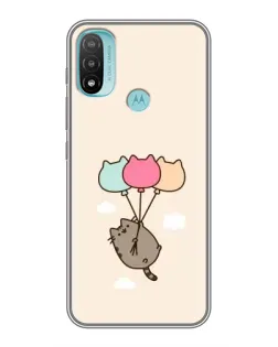 Чехол для Motorola MOTO E40 с картинкой «Пушин на шариках» Чехол для Motorola MOTO E40 с картинкой «Пушин на шариках»
