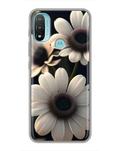 Чехол для Motorola MOTO E40 с картинкой «Белые маргаритки макро» Чехол для Motorola MOTO E40 с картинкой «Белые маргаритки макро»