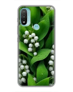Чехол для Motorola MOTO E40 с картинкой «Ландыши в зелени» Чехол для Motorola MOTO E40 с картинкой «Ландыши в зелени»