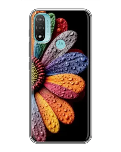 Чехол для Motorola MOTO E40 с картинкой «Радужный цветок» Чехол для Motorola MOTO E40 с картинкой «Радужный цветок»