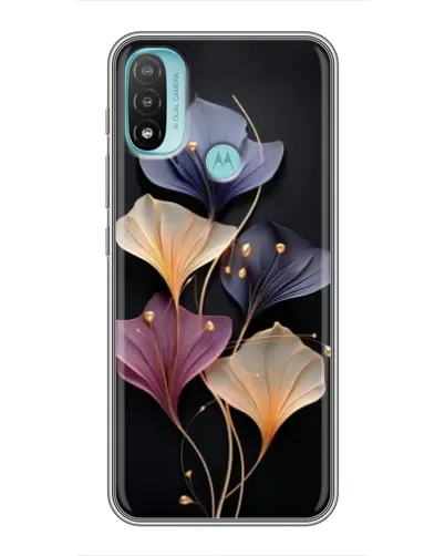 Чехол для Motorola MOTO E40 с картинкой «Лиловые цветы грации» Чехол для Motorola MOTO E40 с картинкой «Лиловые цветы грации»