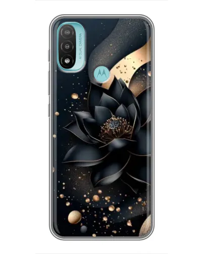 Чехол для Motorola MOTO E40 с картинкой «Черный лотос» Чехол для Motorola MOTO E40 с картинкой «Черный лотос»