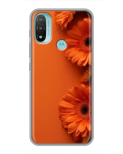 Чехол для Motorola MOTO E40 с картинкой «Оранжевые герберы» Чехол для Motorola MOTO E40 с картинкой «Оранжевые герберы»