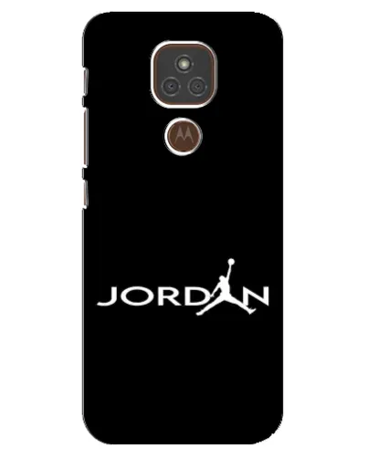 Чехол для Motorola MOTO E7 Plus с картинкой «Jordan White Logo» Чехол для Motorola MOTO E7 Plus с картинкой «Jordan White Logo»