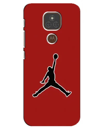 Чехол для Motorola MOTO E7 Plus с картинкой «Jordan Red Back» Чехол для Motorola MOTO E7 Plus с картинкой «Jordan Red Back»