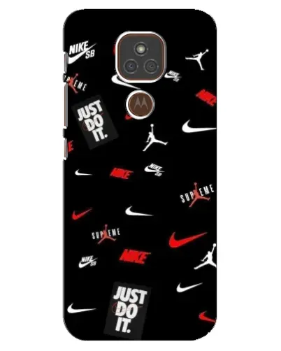 Чехол для Motorola MOTO E7 Plus с картинкой «Nike Mix Pattern» Чехол для Motorola MOTO E7 Plus с картинкой «Nike Mix Pattern»