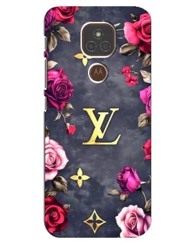 Чехол для Motorola MOTO E7 Plus с картинкой «Цветочный Louis Vuitton» Чехол для Motorola MOTO E7 Plus с картинкой «Цветочный Louis Vuitton»