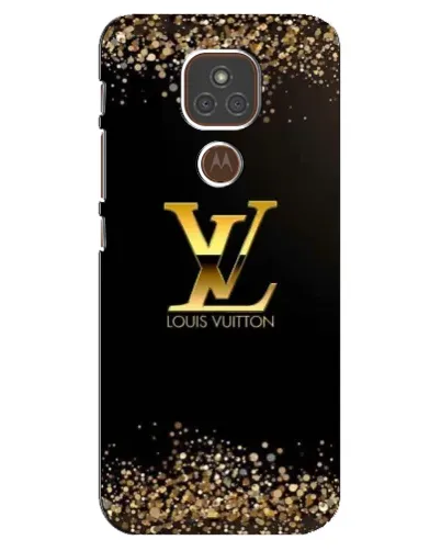 Чехол для Motorola MOTO E7 Plus с картинкой «LV — золотые искры» Чехол для Motorola MOTO E7 Plus с картинкой «LV — золотые искры»