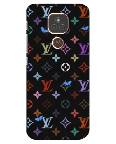 Чехол для Motorola MOTO E7 Plus с картинкой «Цветная монограмма LV» Чехол для Motorola MOTO E7 Plus с картинкой «Цветная монограмма LV»