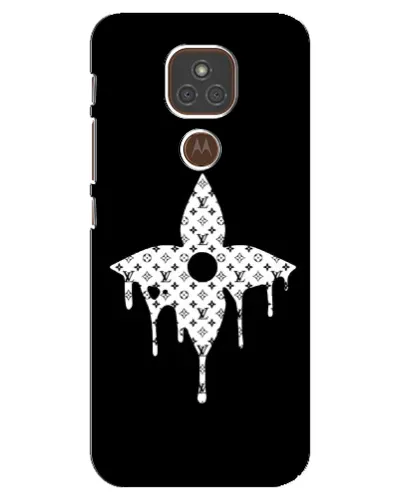 Чехол для Motorola MOTO E7 Plus с картинкой «Цветочная монограмма» Чехол для Motorola MOTO E7 Plus с картинкой «Цветочная монограмма»