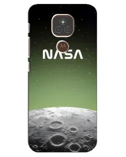 Чехол для Motorola MOTO E7 Plus с картинкой «NASA — лунный градиент» Чехол для Motorola MOTO E7 Plus с картинкой «NASA — лунный градиент»