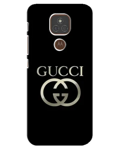 Чехол для Motorola MOTO E7 Plus с картинкой «Gucci — золото на черном» Чехол для Motorola MOTO E7 Plus с картинкой «Gucci — золото на черном»