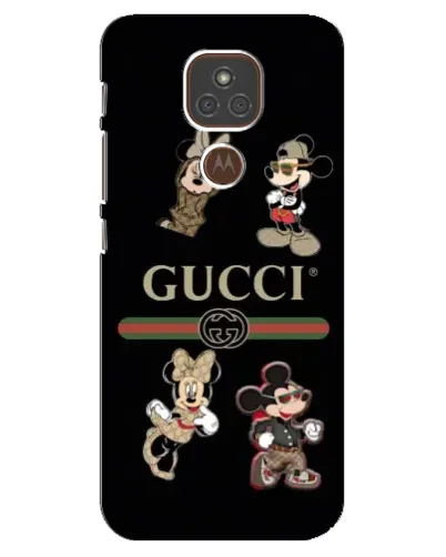 Чехол для Motorola MOTO E7 Plus с картинкой «Gucci — герои Disney и монограмма» Чехол для Motorola MOTO E7 Plus с картинкой «Gucci — герои Disney и монограмма»