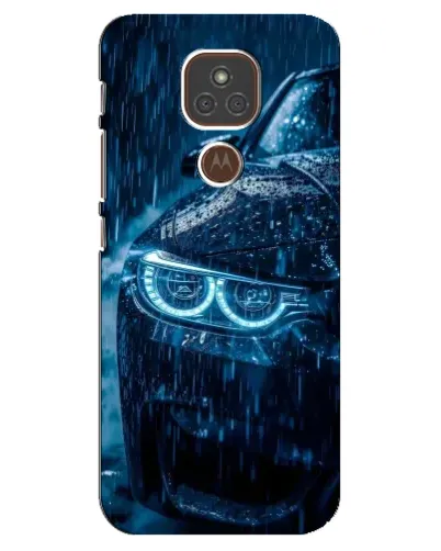 Чехол для Motorola MOTO E7 Plus с картинкой «BMW под дождем» Чехол для Motorola MOTO E7 Plus с картинкой «BMW под дождем»