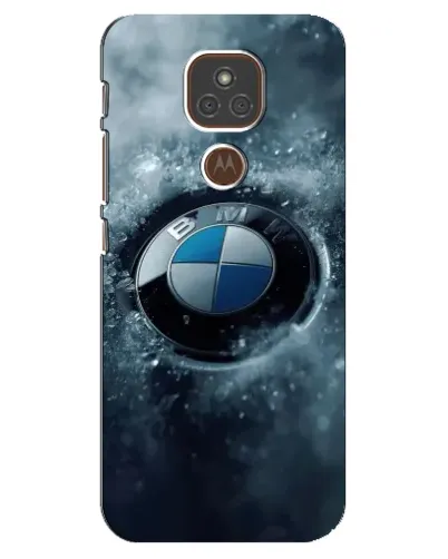 Чехол для Motorola MOTO E7 Plus с картинкой «Логотип BMW — лед» Чехол для Motorola MOTO E7 Plus с картинкой «Логотип BMW — лед»