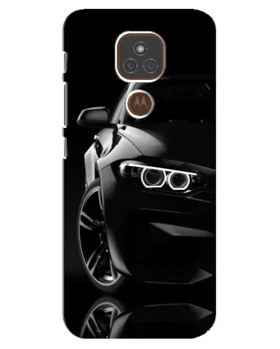 Чехол для Motorola MOTO E7 Plus с картинкой «Черная BMW — профиль» Чехол для Motorola MOTO E7 Plus с картинкой «Черная BMW — профиль»