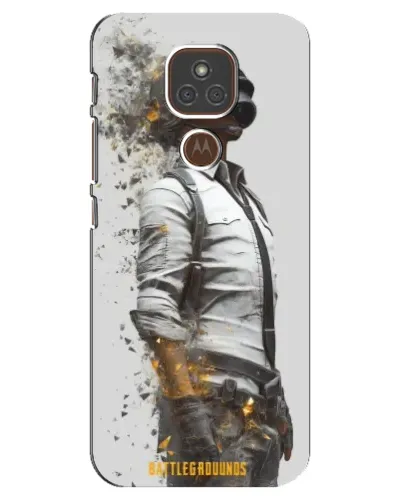 Чехол для Motorola MOTO E7 Plus с картинкой «PUBG — боец в пыли» Чехол для Motorola MOTO E7 Plus с картинкой «PUBG — боец в пыли»