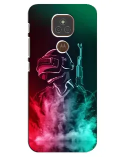 Чехол для Motorola MOTO E7 Plus с картинкой «PUBG — огненный воин» Чехол для Motorola MOTO E7 Plus с картинкой «PUBG — огненный воин»