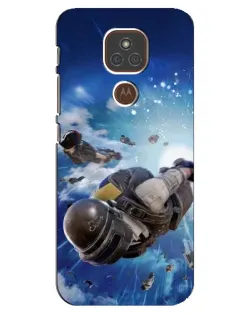 Чехол для Motorola MOTO E7 Plus с картинкой «Десант PUBG — прыжок» Чехол для Motorola MOTO E7 Plus с картинкой «Десант PUBG — прыжок»