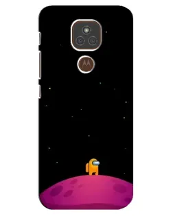 Чохол для Motorola MOTO E7 Plus з картинкою «Самотній герой на планеті» Чохол для Motorola MOTO E7 Plus з картинкою «Самотній герой на планеті»