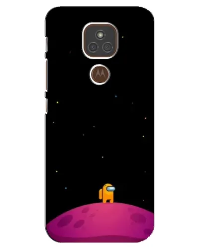 Чехол для Motorola MOTO E7 Plus с картинкой «Одинокий герой на планете» Чехол для Motorola MOTO E7 Plus с картинкой «Одинокий герой на планете»