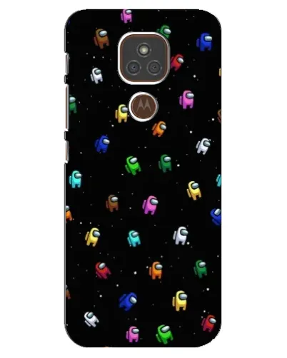 Чехол для Motorola MOTO E7 Plus с картинкой «Экипаж Among Us» Чехол для Motorola MOTO E7 Plus с картинкой «Экипаж Among Us»