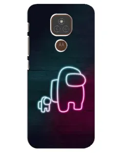 Чехол для Motorola MOTO E7 Plus с картинкой «Among Us неон-арт» Чехол для Motorola MOTO E7 Plus с картинкой «Among Us неон-арт»
