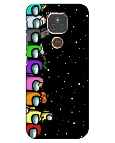 Чехол для Motorola MOTO E7 Plus с картинкой «Команда Among Us» Чехол для Motorola MOTO E7 Plus с картинкой «Команда Among Us»