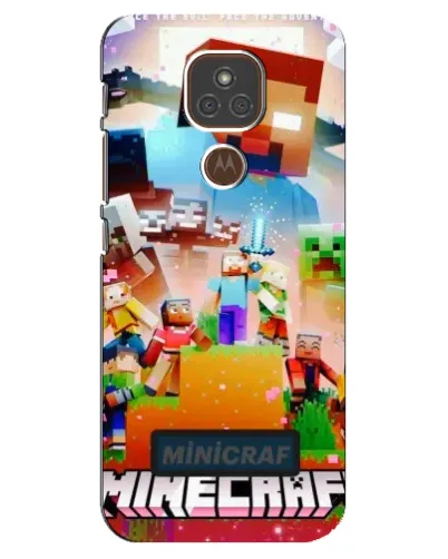 Чехол для Motorola MOTO E7 Plus с картинкой «Minecraft герои игры» Чехол для Motorola MOTO E7 Plus с картинкой «Minecraft герои игры»