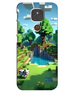 Чехол для Motorola MOTO E7 Plus с картинкой «Minecraft летний день» Чехол для Motorola MOTO E7 Plus с картинкой «Minecraft летний день»