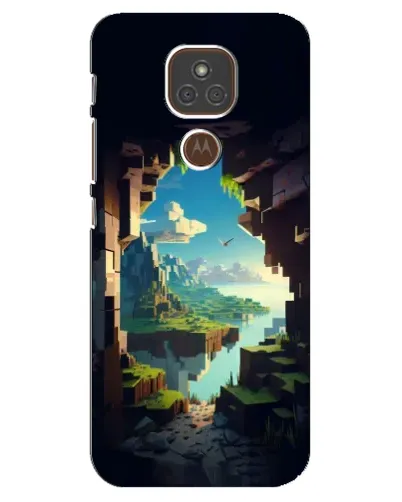 Чехол для Motorola MOTO E7 Plus с картинкой «Вид из пещеры» Чехол для Motorola MOTO E7 Plus с картинкой «Вид из пещеры»