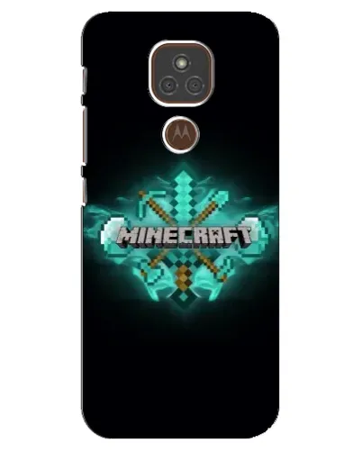 Чехол для Motorola MOTO E7 Plus с картинкой «Minecraft Diamond лого» Чехол для Motorola MOTO E7 Plus с картинкой «Minecraft Diamond лого»