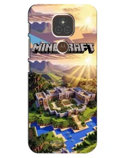 Чехол для Motorola MOTO E7 Plus с картинкой «Minecraft панорама» Чехол для Motorola MOTO E7 Plus с картинкой «Minecraft панорама»