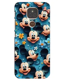 Чехол для Motorola MOTO E7 Plus с картинкой «Паттерн Микки и Минни» Чехол для Motorola MOTO E7 Plus с картинкой «Паттерн Микки и Минни»