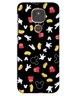 Чехол для Motorola MOTO E7 Plus с картинкой «Графический принт лапок» Чехол для Motorola MOTO E7 Plus с картинкой «Графический принт лапок»