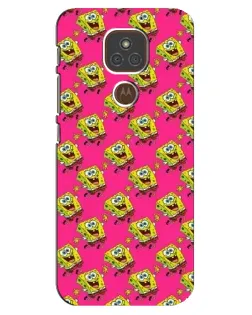 Чехол для Motorola MOTO E7 Plus с картинкой «Розовый паттерн» Чехол для Motorola MOTO E7 Plus с картинкой «Розовый паттерн»