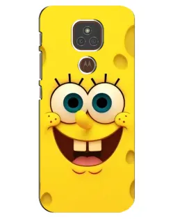 Чехол для Motorola MOTO E7 Plus с картинкой «Губка Боб улыбка» Чехол для Motorola MOTO E7 Plus с картинкой «Губка Боб улыбка»