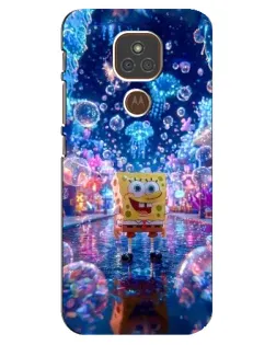Чехол для Motorola MOTO E7 Plus с картинкой «Неоновый океан» Чехол для Motorola MOTO E7 Plus с картинкой «Неоновый океан»